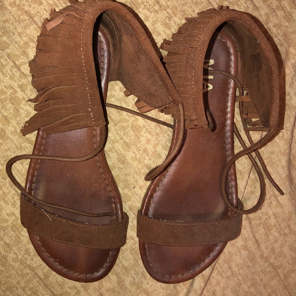 Moccasin style sandals
